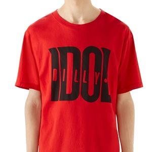 NTW $550 GUCCI Billy Idol Red T-Shirt TOP Size XL